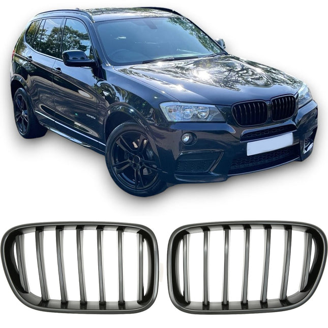 Grill i svart för BMW X3 F25 (före facelift)