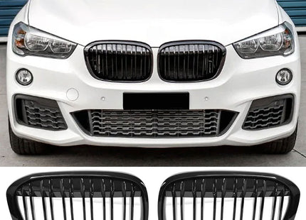 Grill i blanksvart för BMW X1 F48