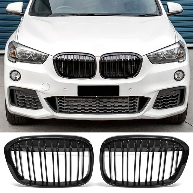 Grill i blanksvart för BMW X1 F48