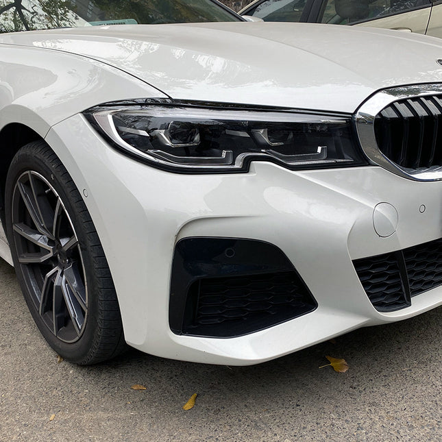 Strålkastarögonbryn i blanksvart för BMW 3-serie G20/G21 (före facelift)