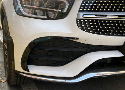 Frontflaps i svart för Mercedes GLC X253/C253 Facelift
