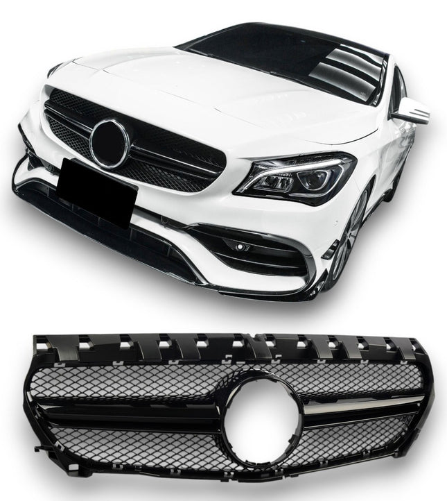 Grill Mercedes-Benz CLA C117 2013-2017 - Svart Sport Mesh