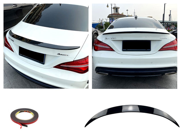 Blanksvart Spoilerläpp Mercedes CLA C117