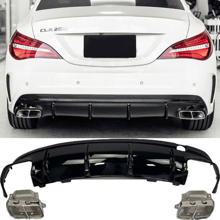 Chrome Diffuser Mercedes CLA C117 (CLA 45)