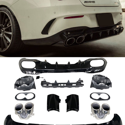 Chrome Diffuser Mercedes CLA C118