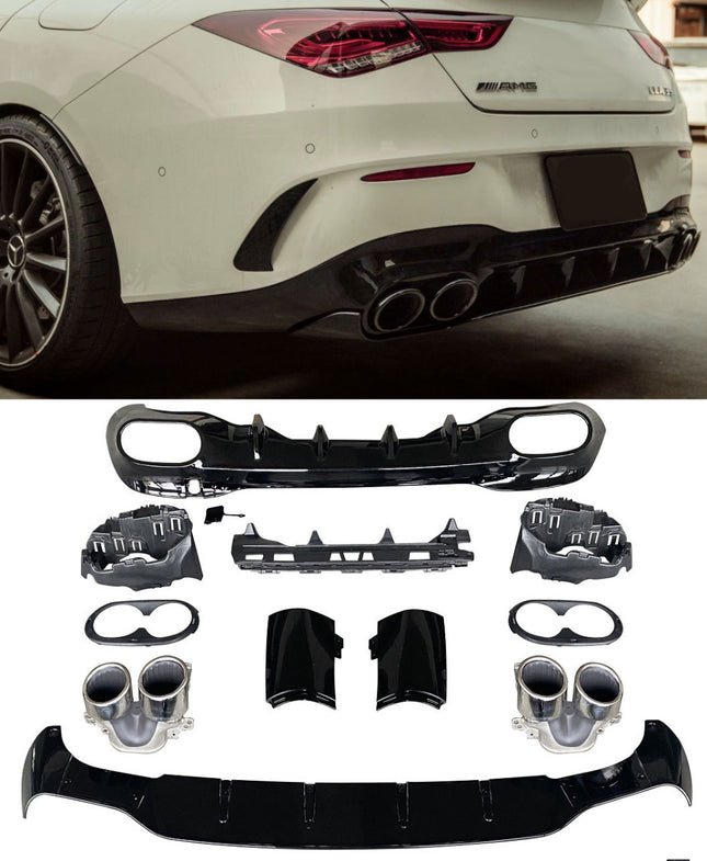 Chrome Diffuser Mercedes CLA C118