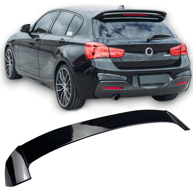 Glossy Blanksvart Spoiler BMW 1-serie F20/F21 2011-2018