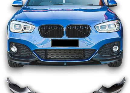 Frontsplitter i blanksvart för BMW 1-serie F20/F21 Facelift