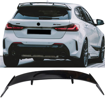 Glossy Blanksvart Spoiler BMW 1-serie F40  (M-Sport Pro)