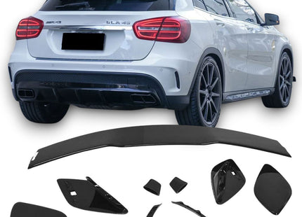 Blanksvart Takluckspoiler Mercedes GLA X156 2013-2019