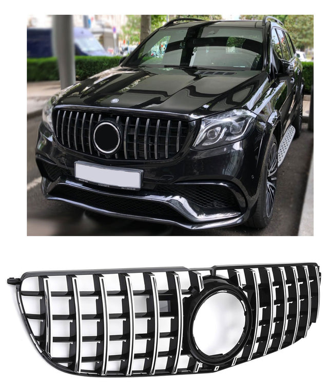 AMG-look Grill GT Mercedes-Benz GLS X166 2016-2019 - Chrome