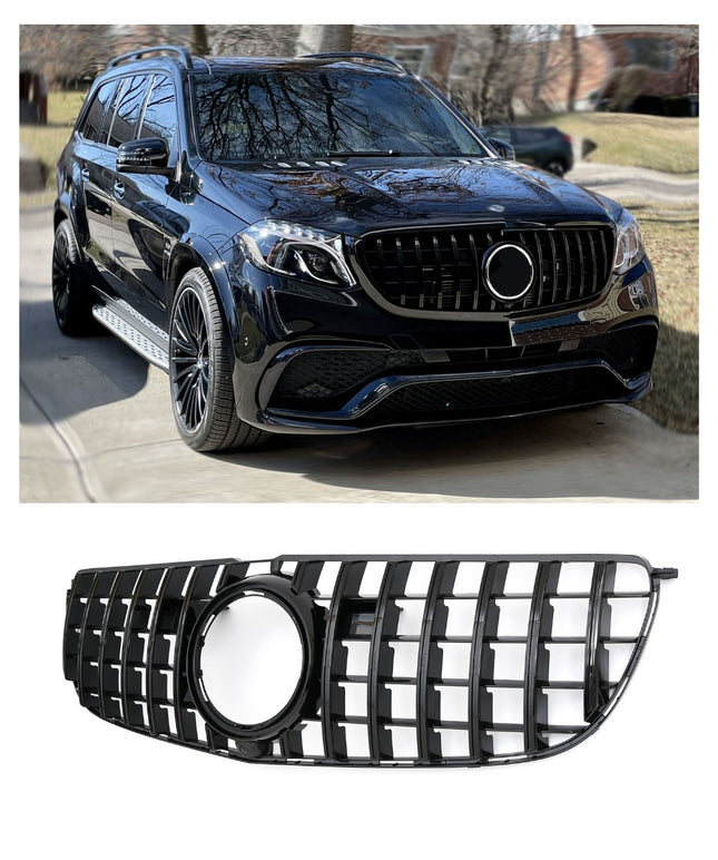 AMG-look Grill GT Mercedes-Benz GLS X166 2016-2019 - Svart