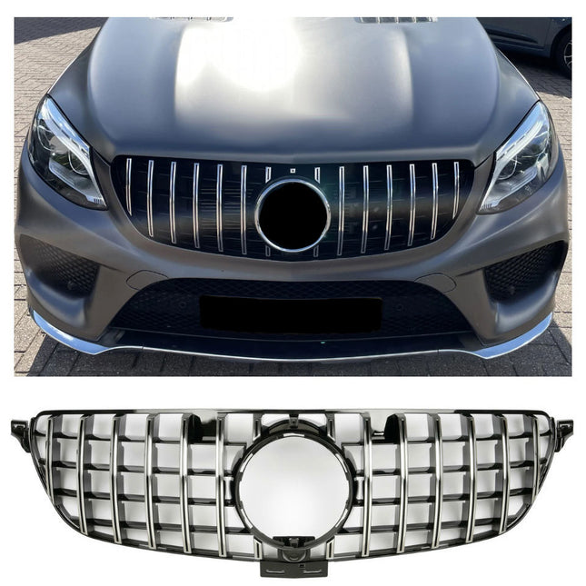 AMG-look Grill GT Mercedes-Benz GLE W166 2015-2015 - Chrome