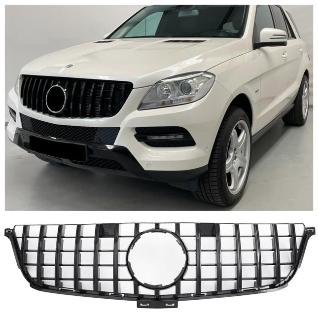 AMG-look Grill GT Mercedes-Benz GLE W166 2015-2015 - Svart (2)
