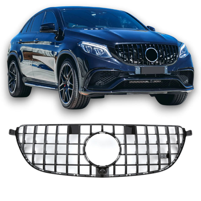 AMG-look Grill GT Mercedes-Benz GLE W166 / C292 2015-2015 - Svart (2)