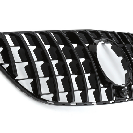 Blanksvart GT Grill Mercedes-Benz GLE W166 / C292 2015-2019 (Enbart 63 AMG)