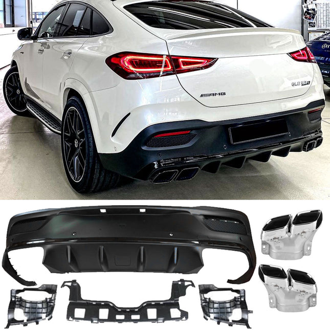 Chrome Diffuser Mercedes GLE C167 Coupé