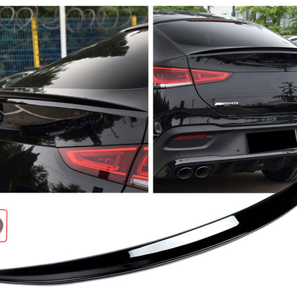 Blanksvart Spoilerläpp Mercedes GLE C167 Coupé 2019+