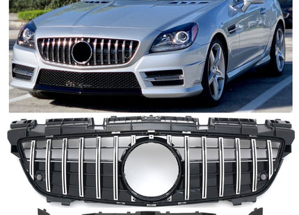 AMG-look Grill GT Mercedes-Benz SLK R172 2011-2015 - Chrome