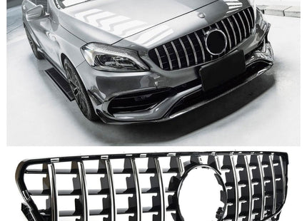 Grill Panamericana GT i krom för Mercedes A-Klass W176 Facelift