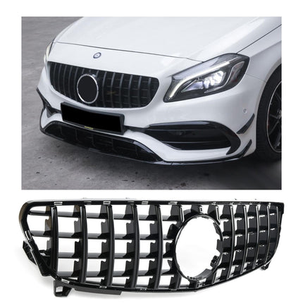 AMG-look Grill GT Mercedes-Benz A-Klass W176 2015-2018 - Svart