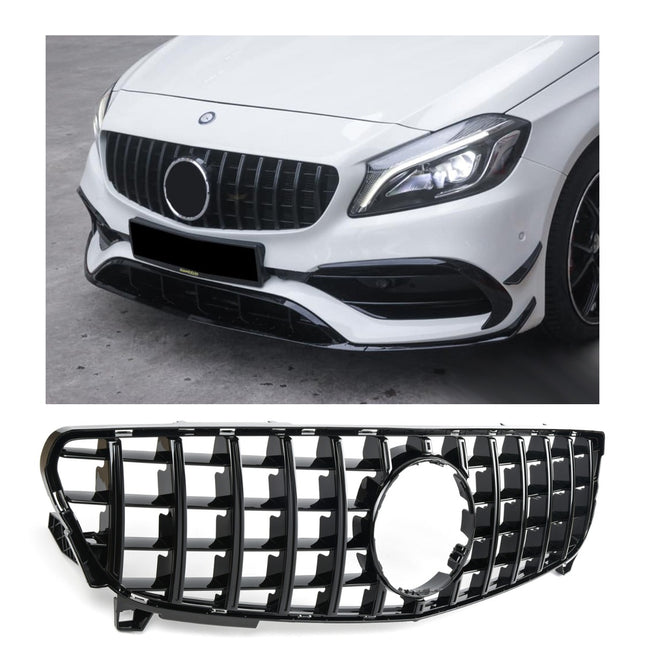 AMG-look Grill GT Mercedes-Benz A-Klass W176 2015-2018 - Svart