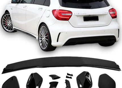 Blanksvart Takluckspoiler Mercedes A-Klass W176
