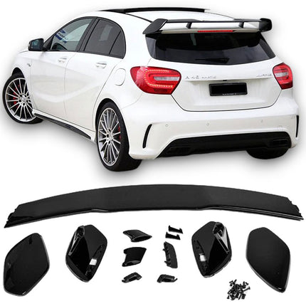 Blanksvart Takluckspoiler Mercedes A-Klass W176