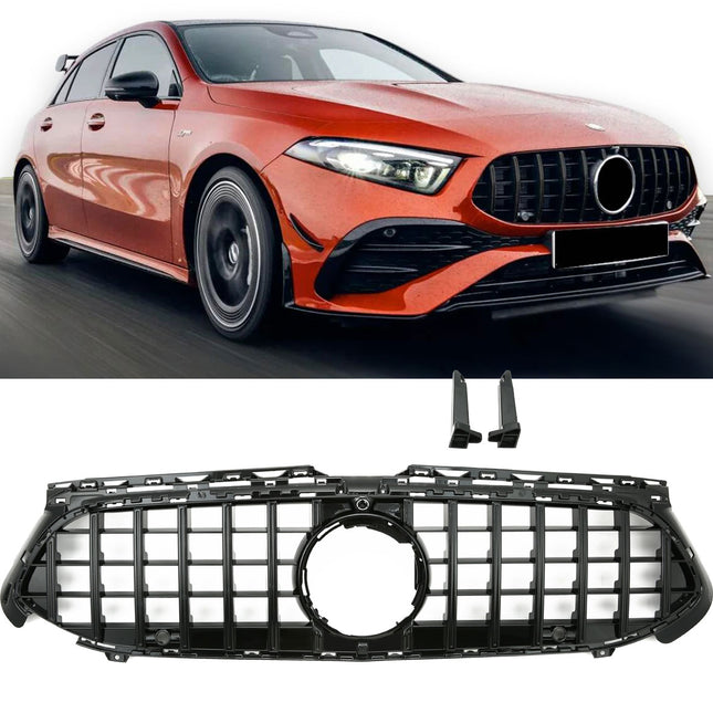 AMG-look Grill GT Mercedes-Benz A-Klass W177 2022- - Svart (2)