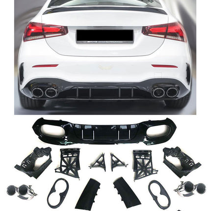 Chrome Diffuser Mercedes A-Klass V177 Sedan