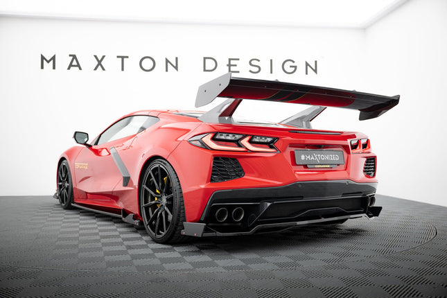 Spoiler i kolfiber för Chevrolet Corvette C8