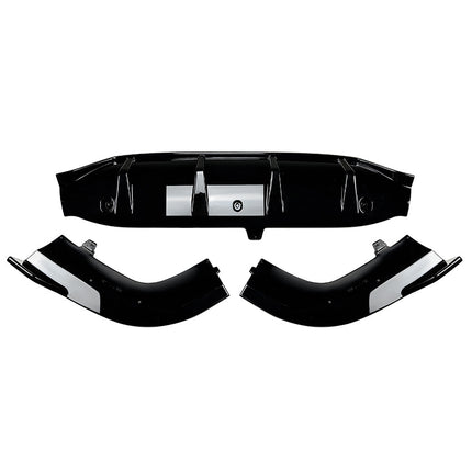 Glossy Blanksvart Diffuser Mercedes GLC X254 (AMG Sports Pack)