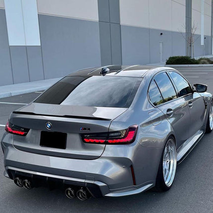 Glossy Blanksvart Spoiler BMW 3-serie G20 2019+ - bild 2