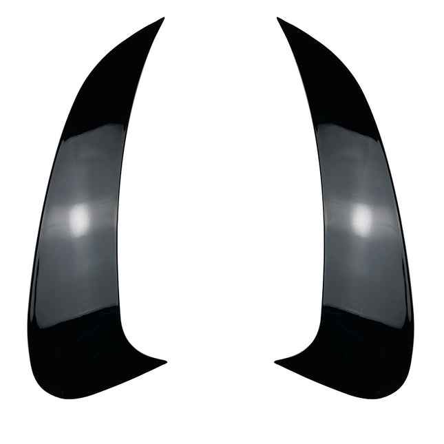 Frontflaps i blanksvart för Mercedes C-Klass W206