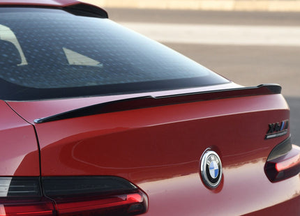 Glossy Blanksvart Spoiler BMW X4 G02 - bild 2