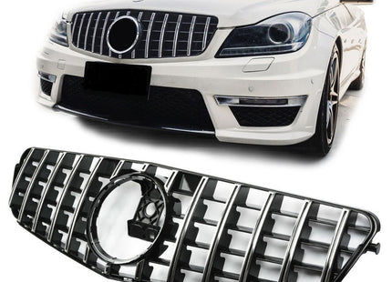 AMG-look Grill GT Mercedes-Benz C-Klass W204 2007-2014 - Chrome