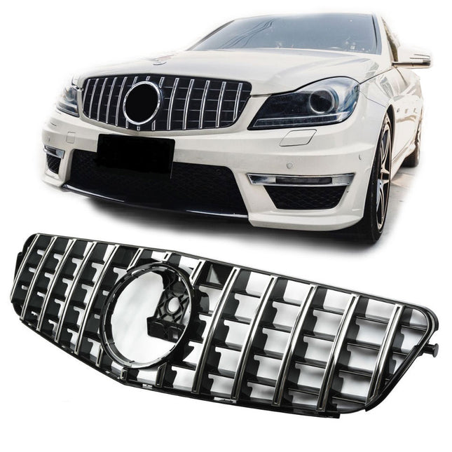 AMG-look Grill GT Mercedes-Benz C-Klass W204 2007-2014 - Chrome