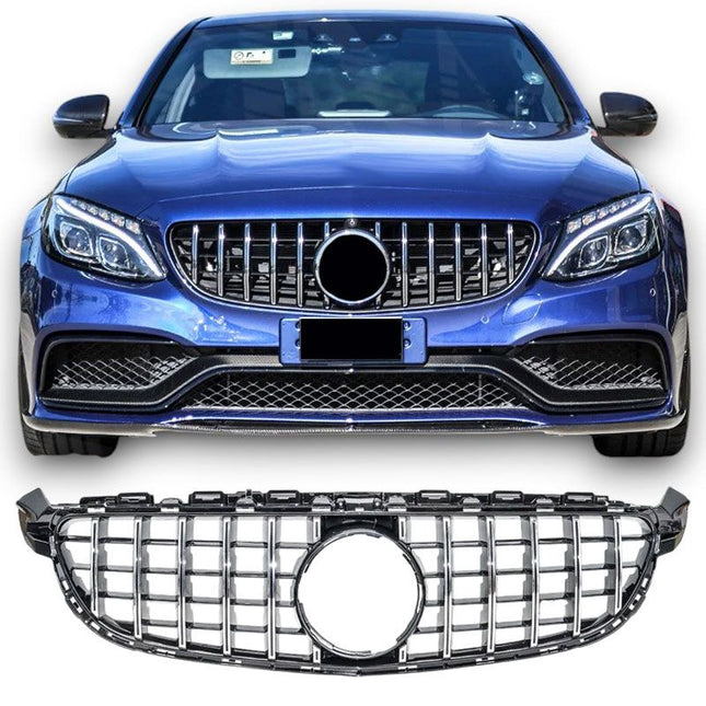 Chrome GT Grill Mercedes-Benz C-Klass W205 2014-2021 (C63)