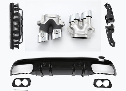 Chrome Diffuser Mercedes C-Klass W205