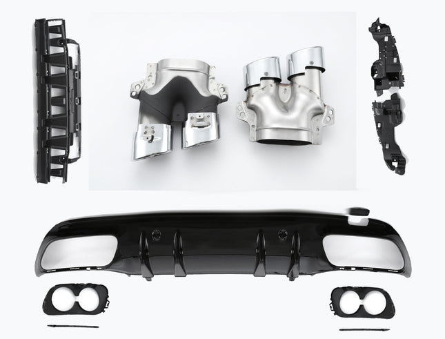 Chrome Diffuser Mercedes C-Klass W205