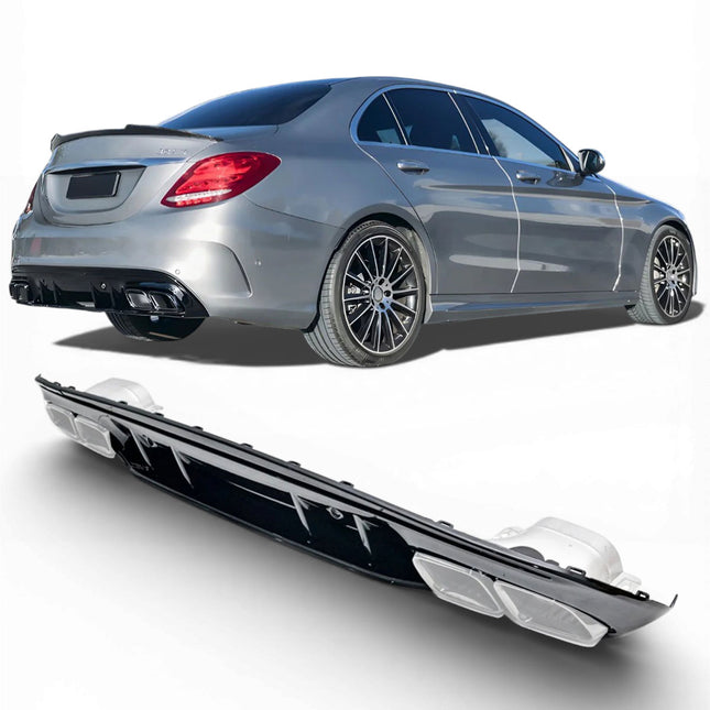 Chrome Diffuser Mercedes C-Klass W205