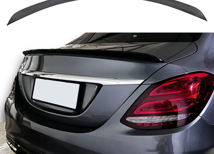 Blanksvart Spoilerläpp Mercedes C-Klass W205 2014-2021