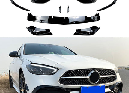Frontsplitter Aero i blanksvart för Mercedes C-Klass W206/S206