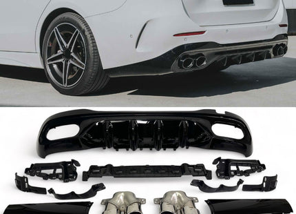 Chrome Diffuser Mercedes C-Klass W206/S206