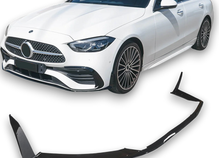 Frontsplitter i blanksvart för Mercedes C-Klass W206/S206