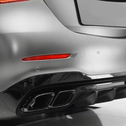 Glossy Blanksvart Diffuser Mercedes C-Klass W206/S206