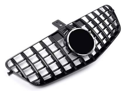 Grill Panamericana GT i svart med Mercedesstjärna för Mercedes E-Klass W212 (före facelift)