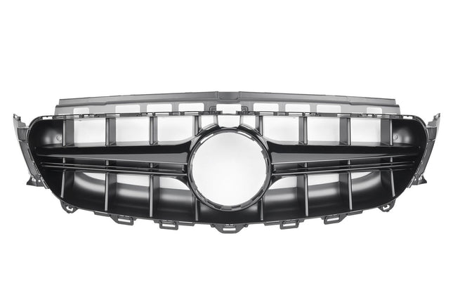 Blanksvart Sportgrill Mercedes E-Klass W213 2016-2020 (AMG-Line/Avantgarde)