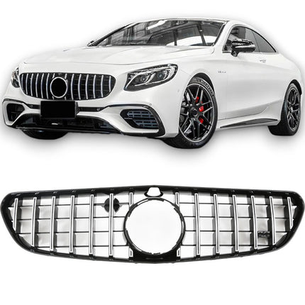 AMG-look Grill GT Mercedes-Benz S-Klass Coupe W217 2014-2020 - Chrome
