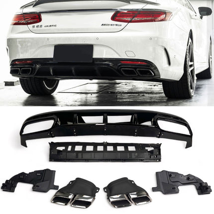 Chrome Diffuser Mercedes S-Klass C217/A217 (AMG-look)